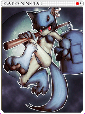 Cat O Nine Tail Card